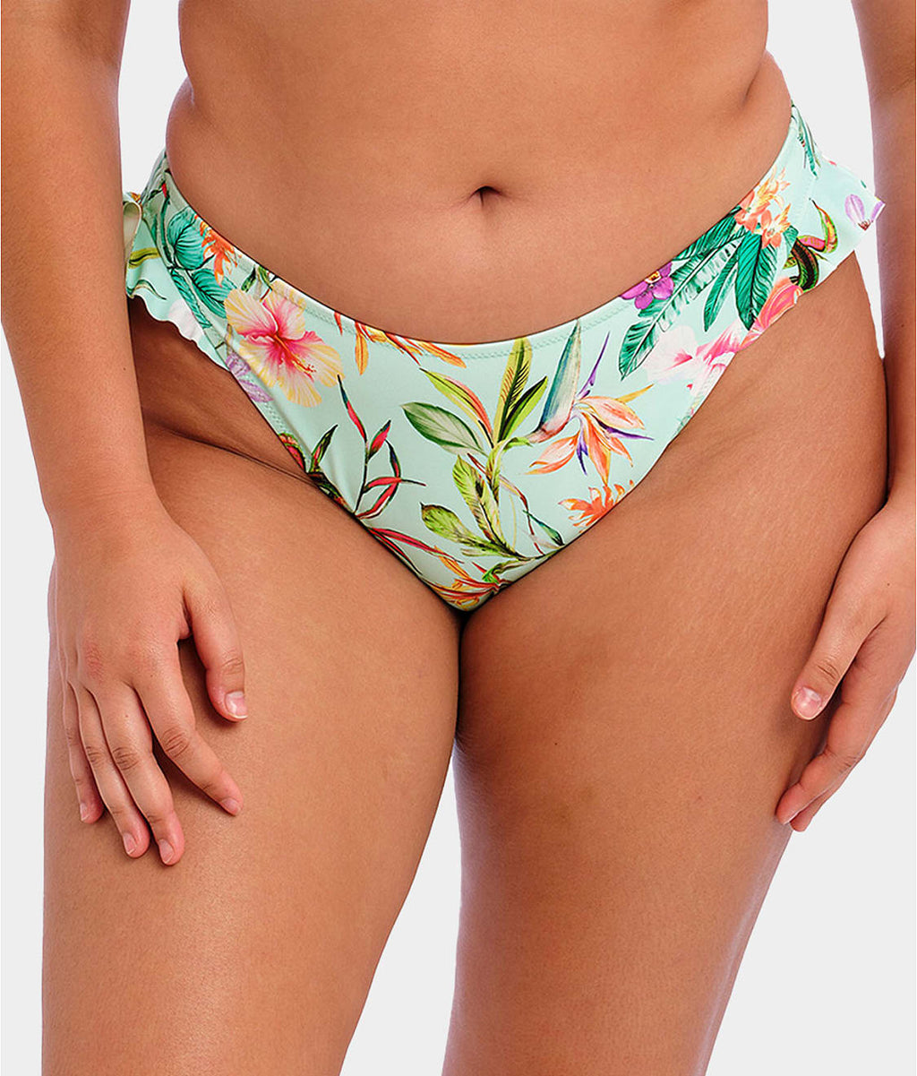 Plus Size Sunshine Cove Hi-Cut Bikini Bottom