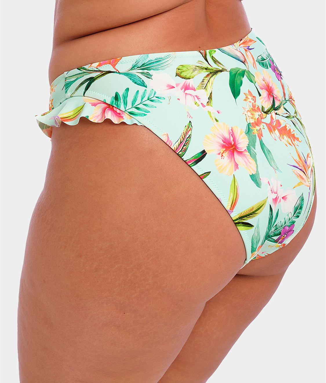 Plus Size Sunshine Cove Hi-Cut Bikini Bottom