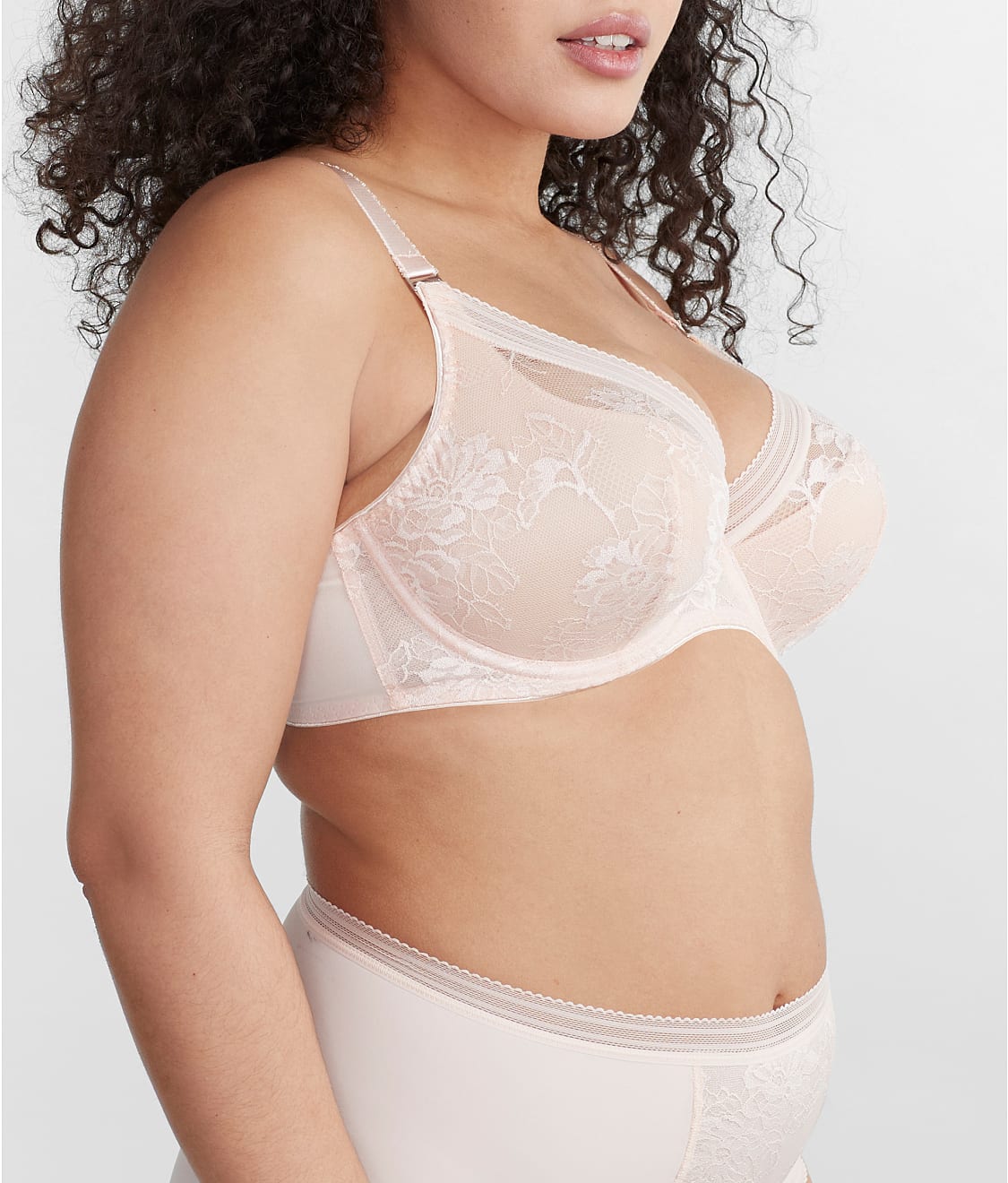 Fusion Lace Padded Plunge Bra