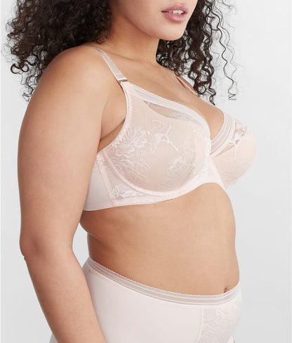 Fusion Lace Padded Plunge Bra