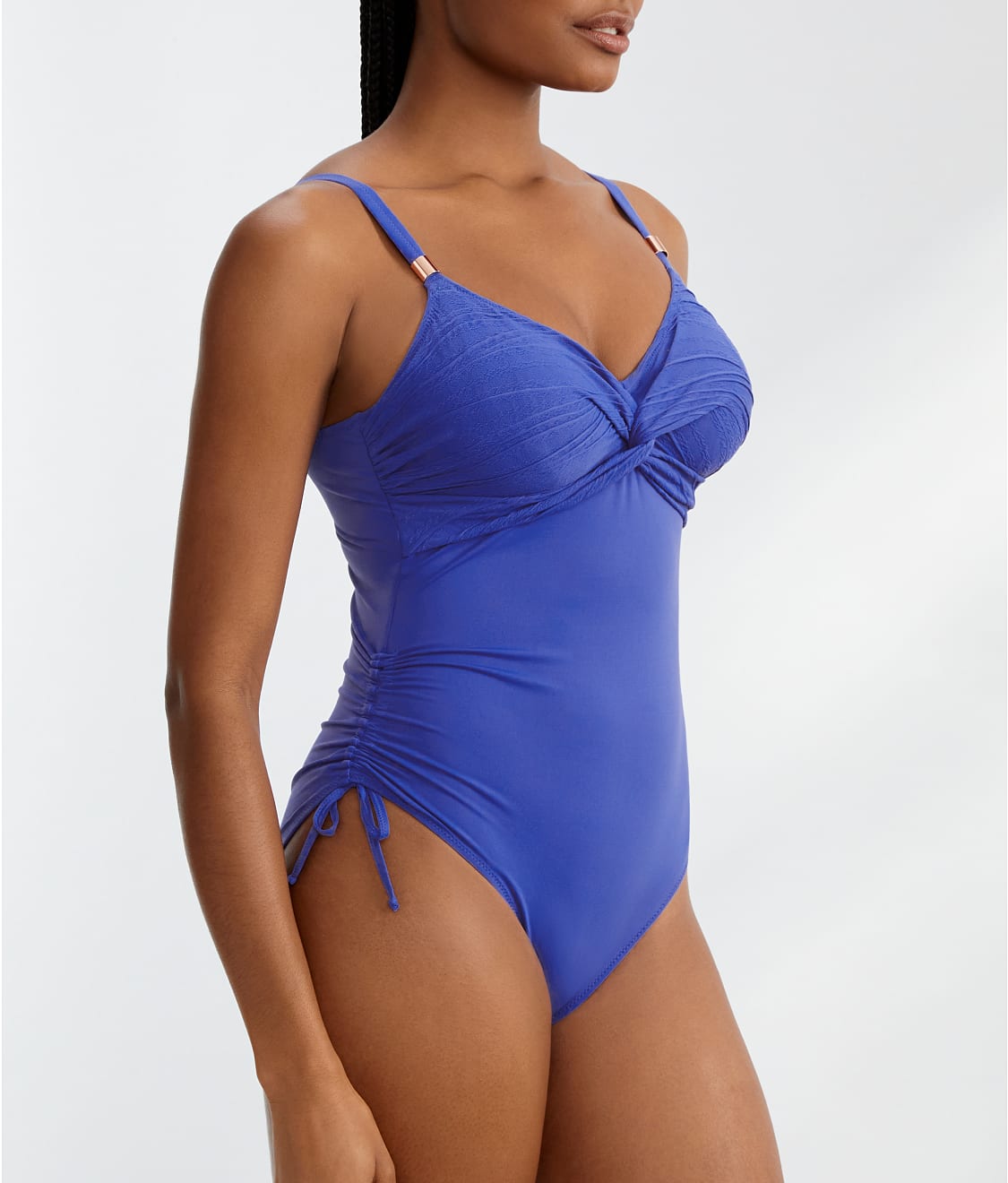 Beach Waves Twist Underwire One-Piece