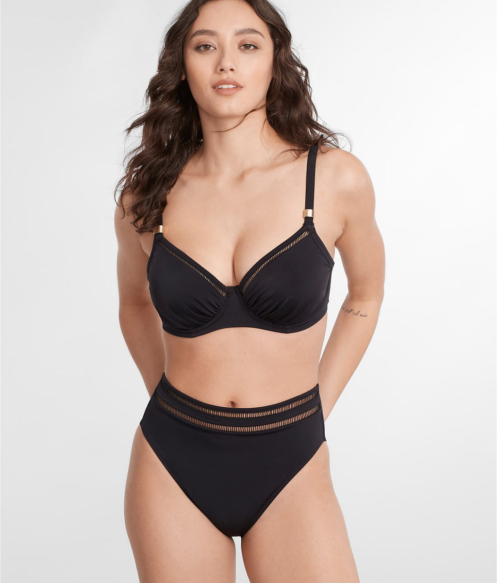 East Hampton High-Waist Bikini Bottom