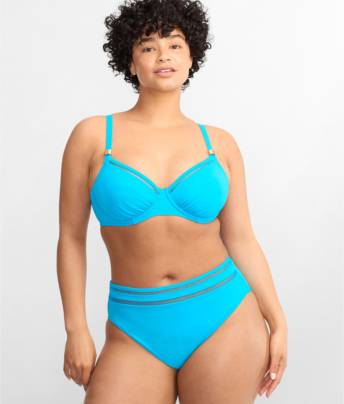 East Hampton High-Waist Bikini Bottom