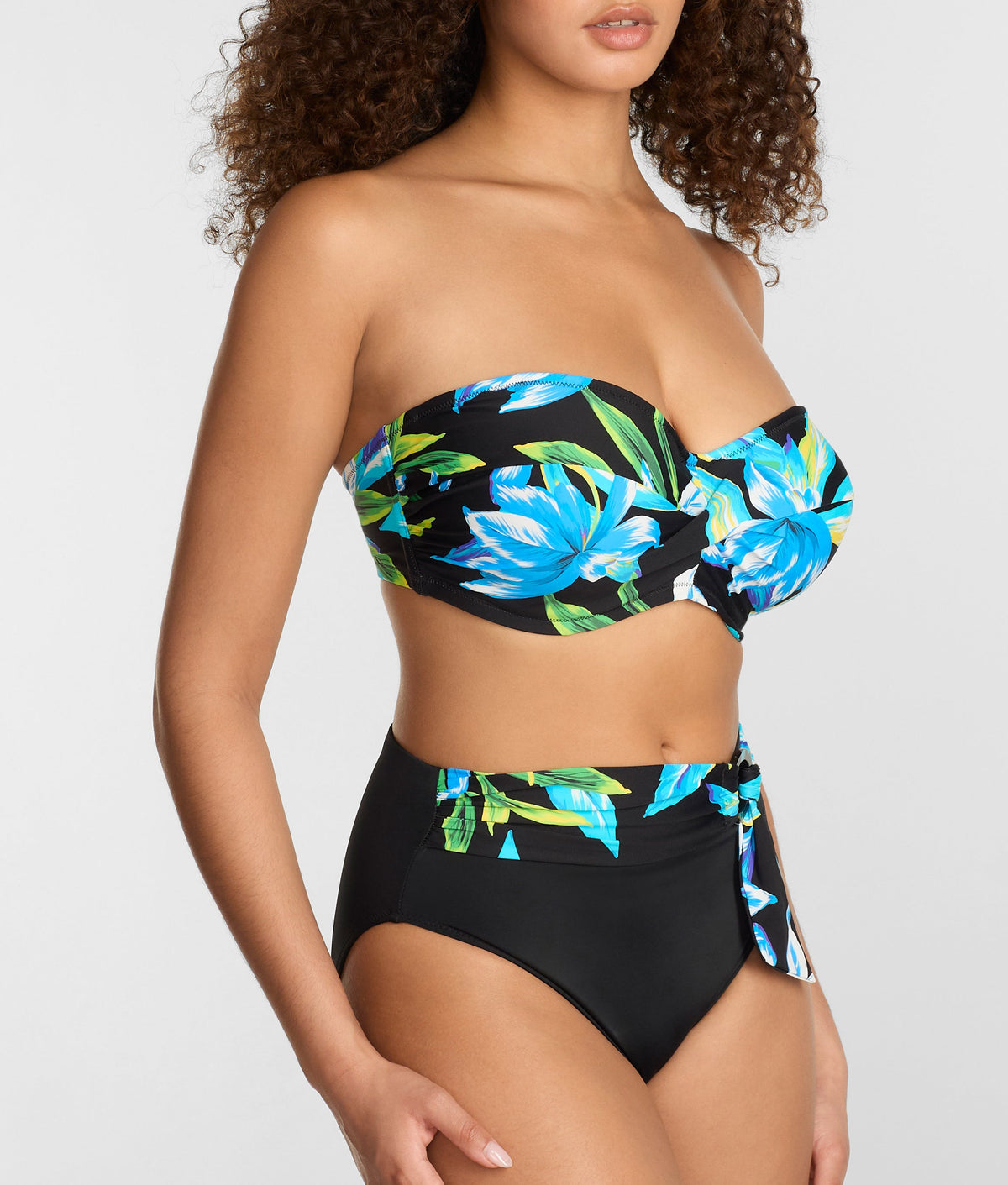 Talm Beach Twist Bandeau Bikini Top