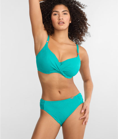 Ottawa Mid Rise Gathered Bikini Bottom