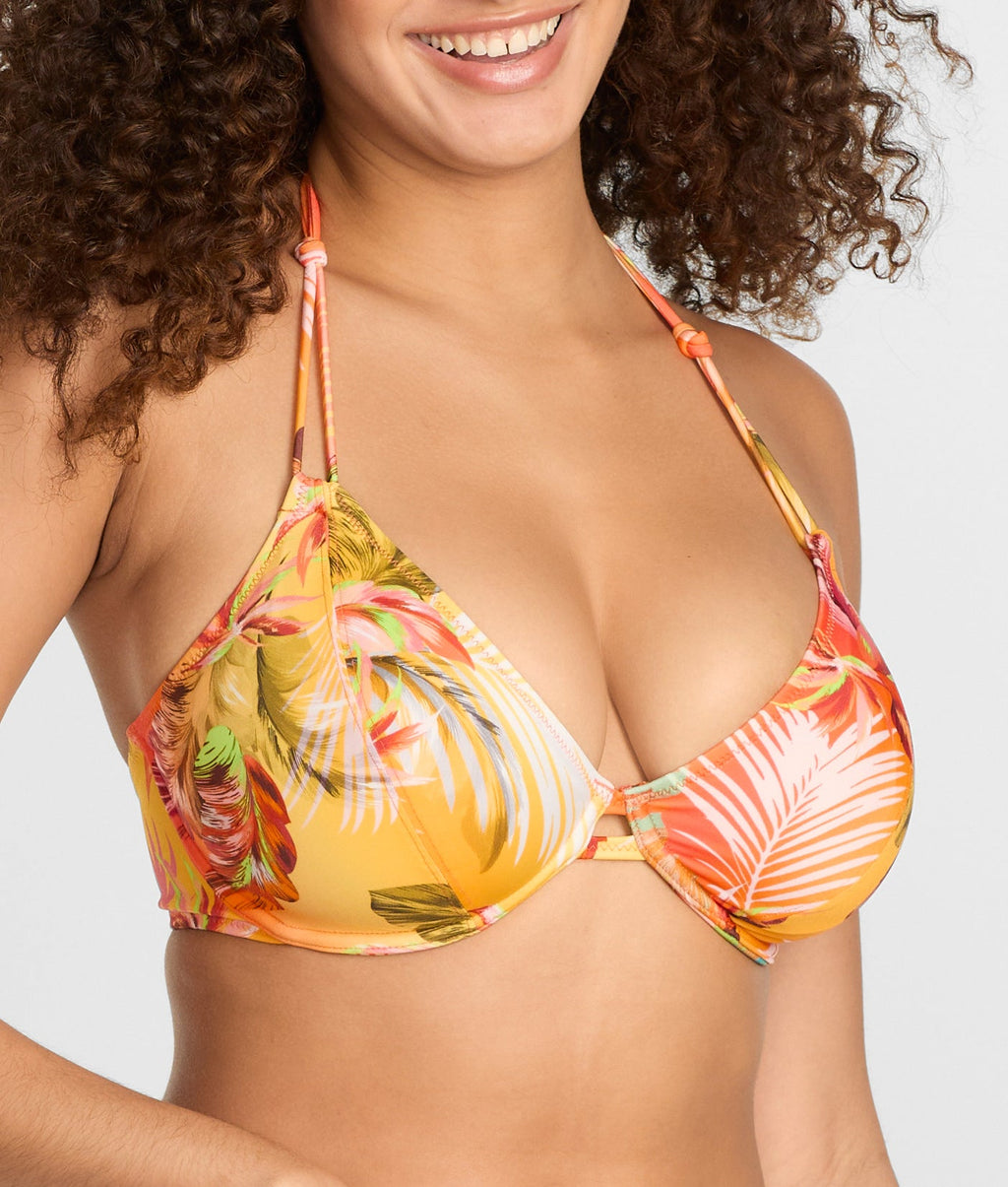 Miami Sunset Halter Bikini Top