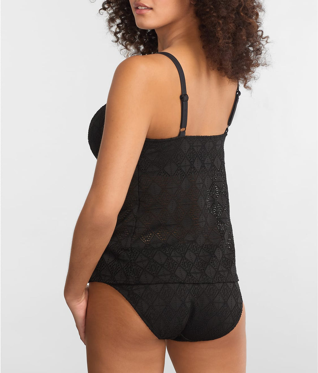 Nomad Nights Underwire Plunge Tankini Top