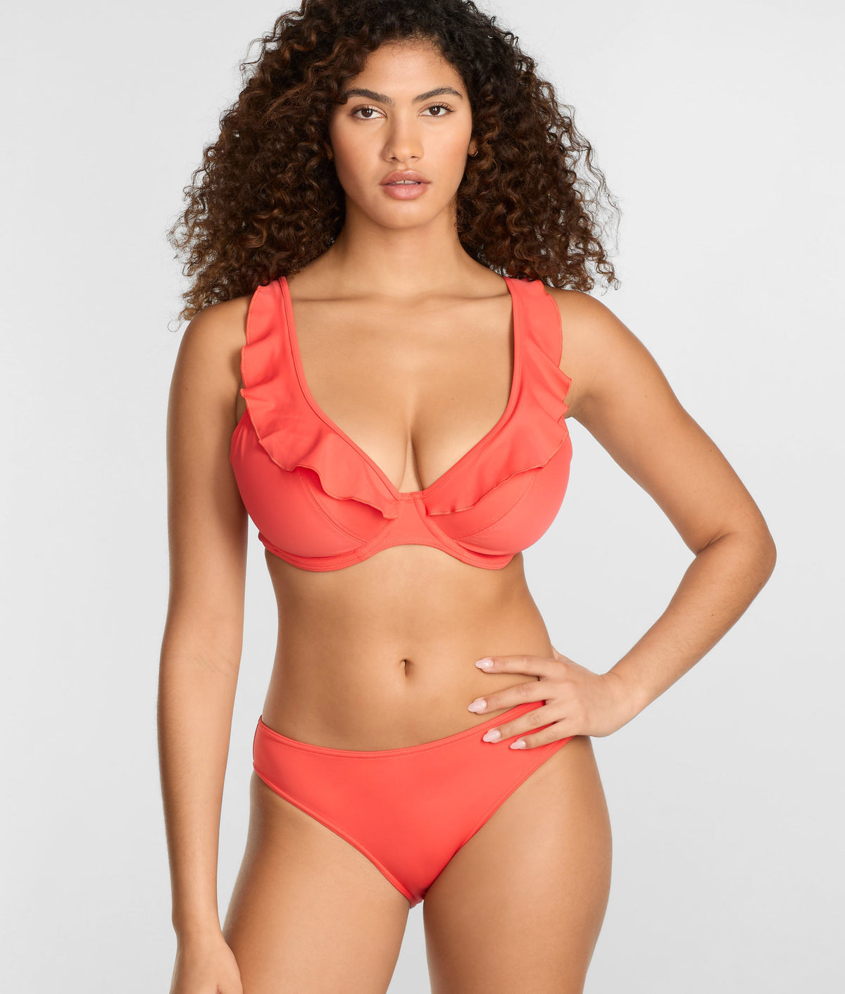 Jewel Cove Ruffled Bikini Top