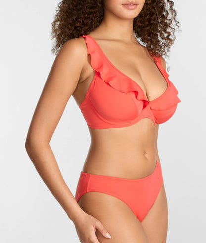 Jewel Cove Ruffled Bikini Top