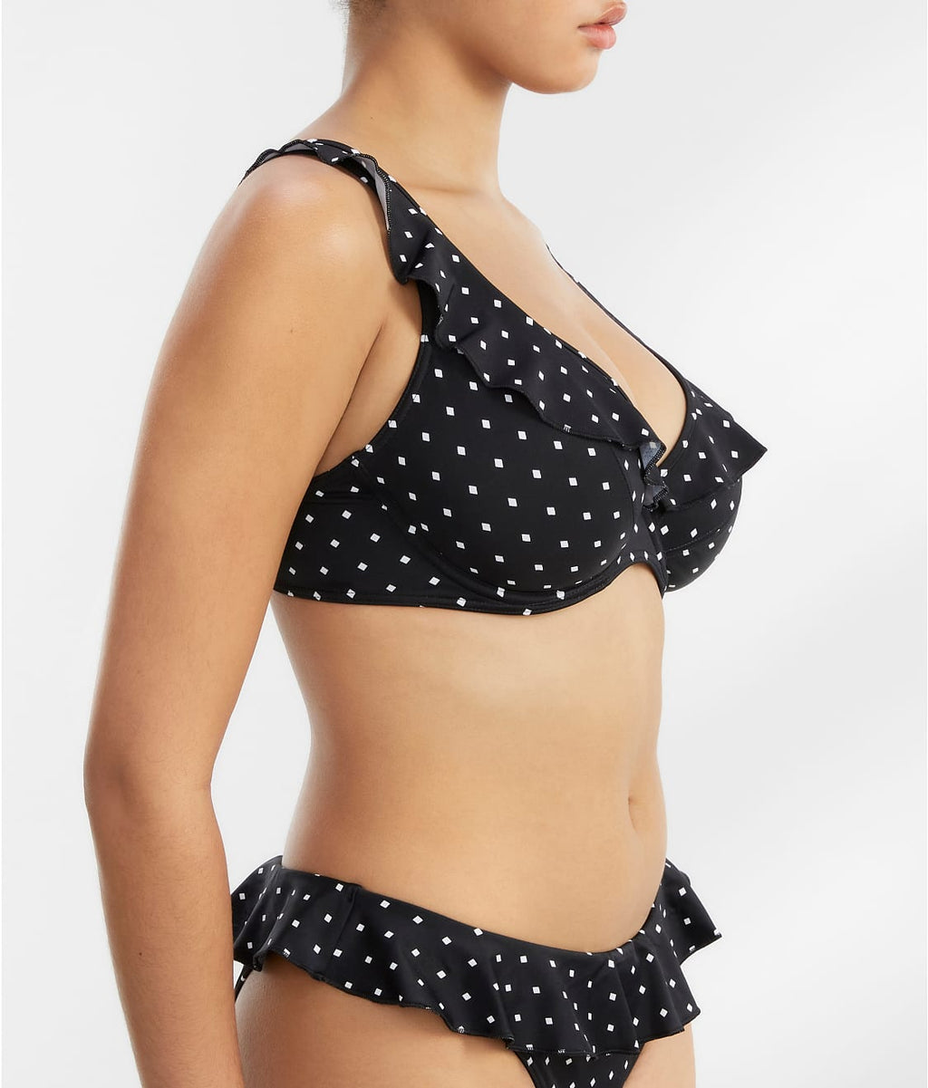 Jewel Cove Ruffled Bikini Top