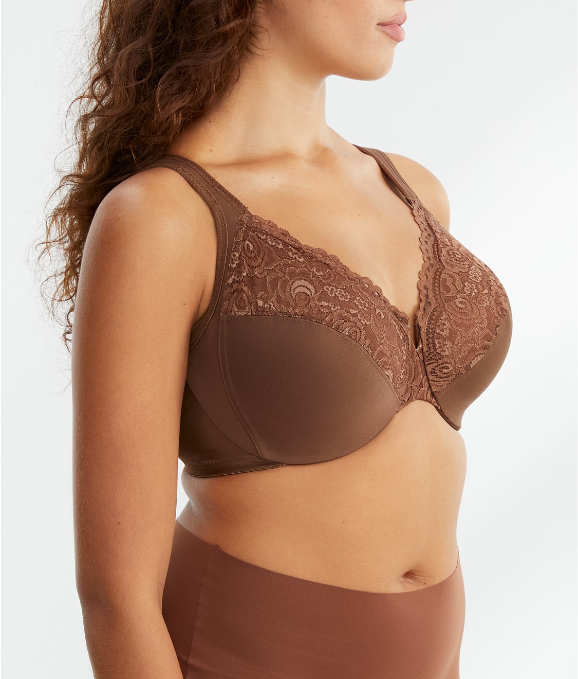 Low Cut WonderWire Lace Bra