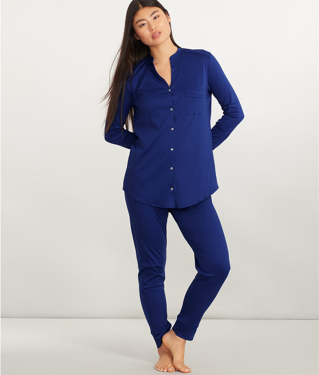 Pure Essence Button Front Soft Cotton Pajama Set