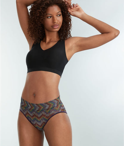 Signature Lace Printed French Brief