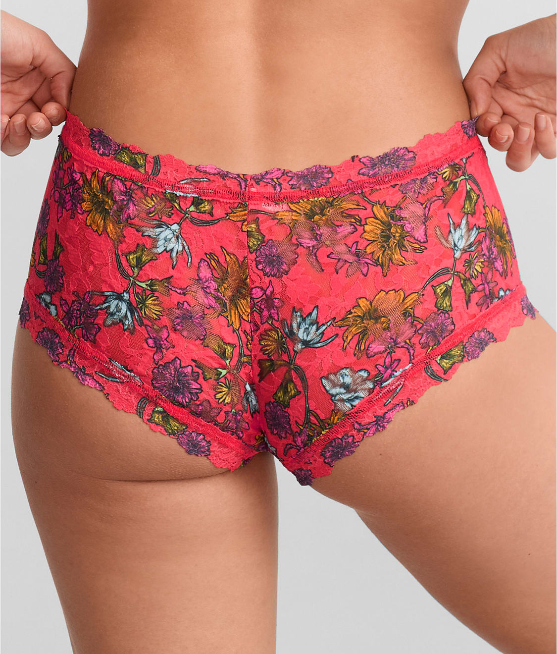 Signature Lace Printed Boyshort