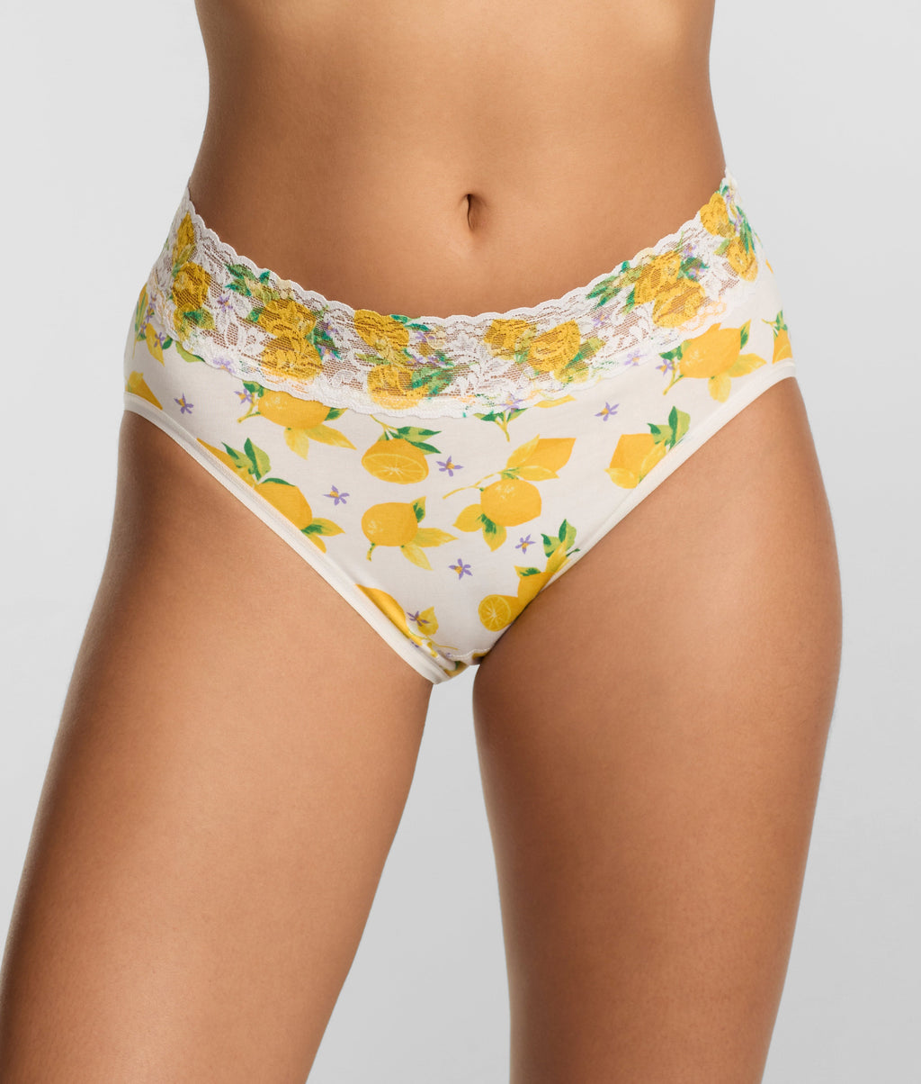 Printed Supima Cotton French Brief