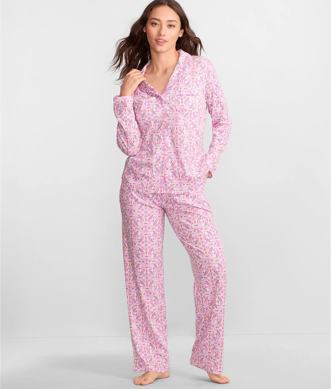 Girlfriend Knit Long Sleeve Pajama Set