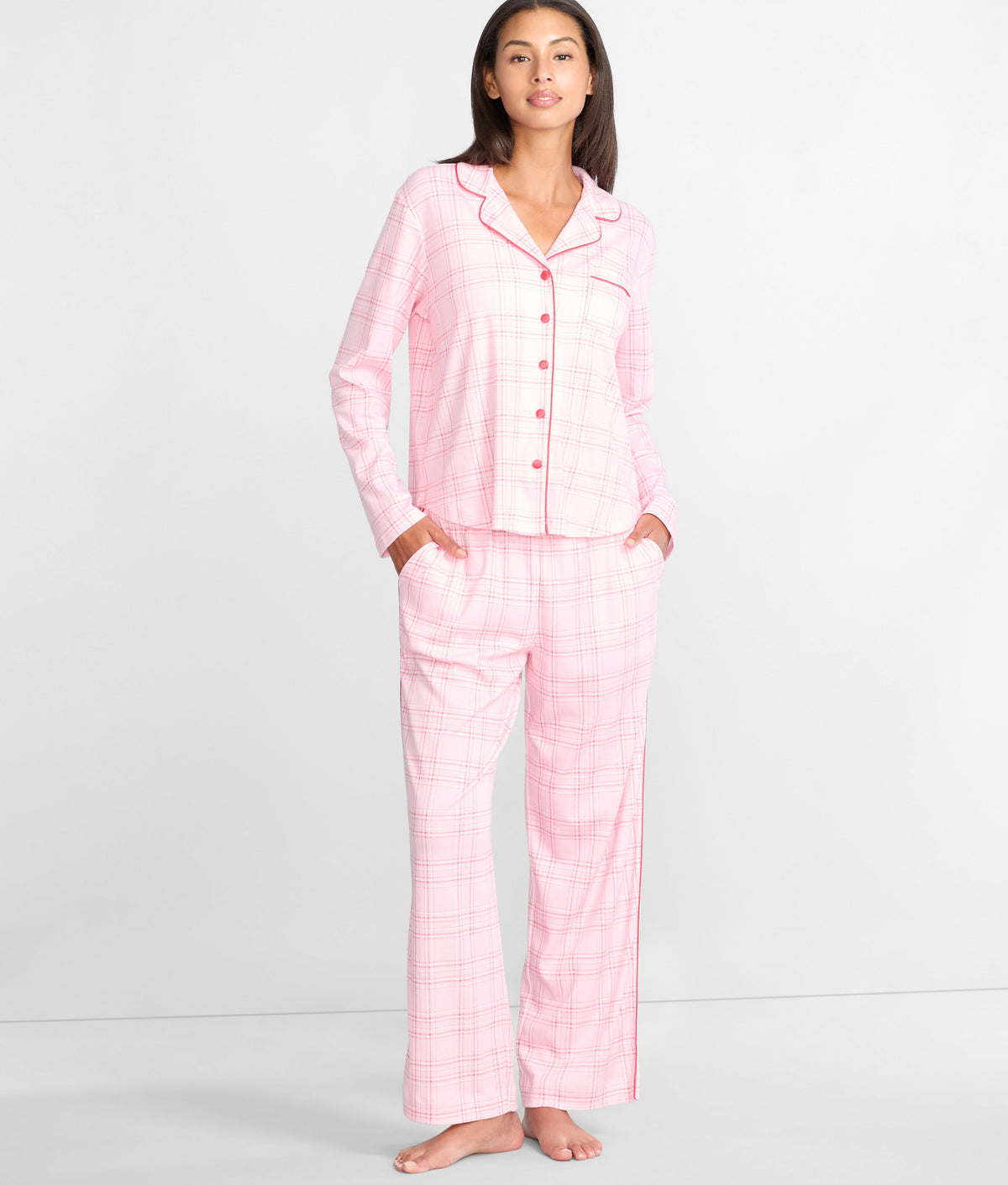 English Beauty Girlfriend Knit Pajama Set