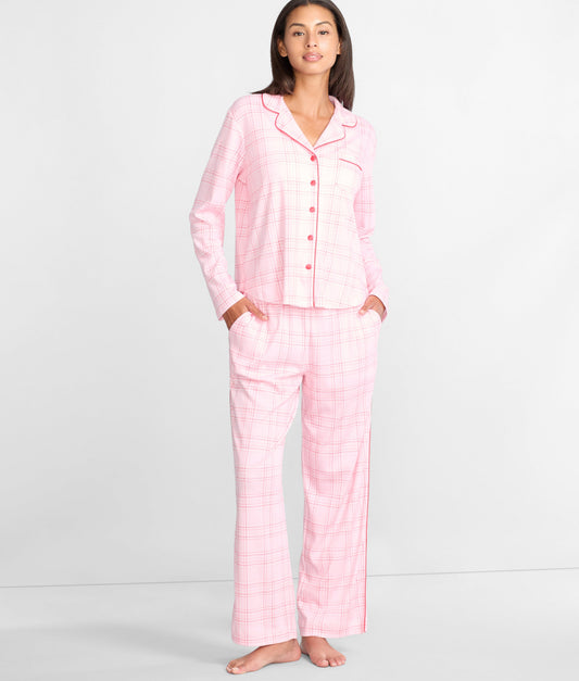 English Beauty Girlfriend Knit Pajama Set