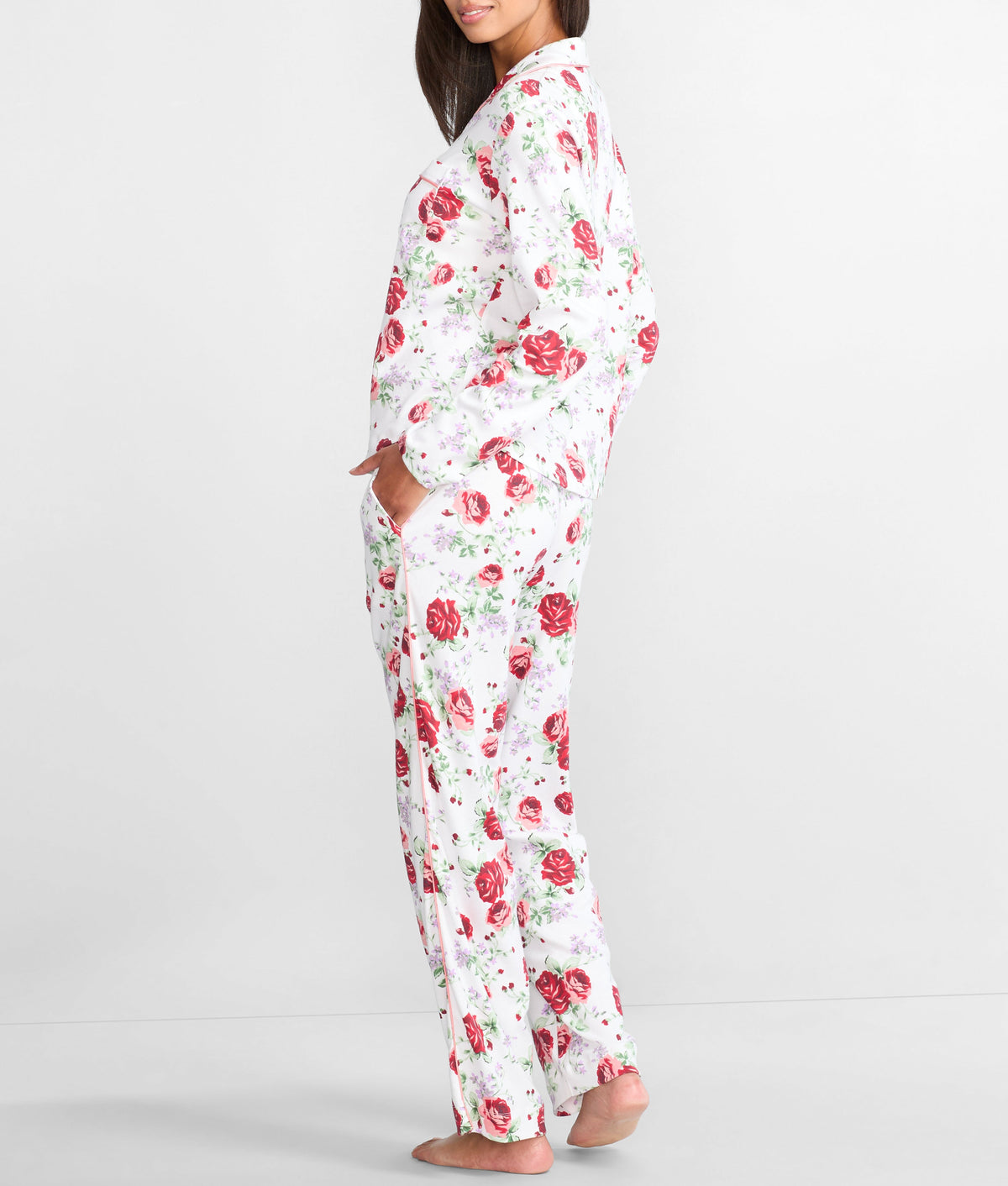 English Beauty Girlfriend Knit Pajama Set
