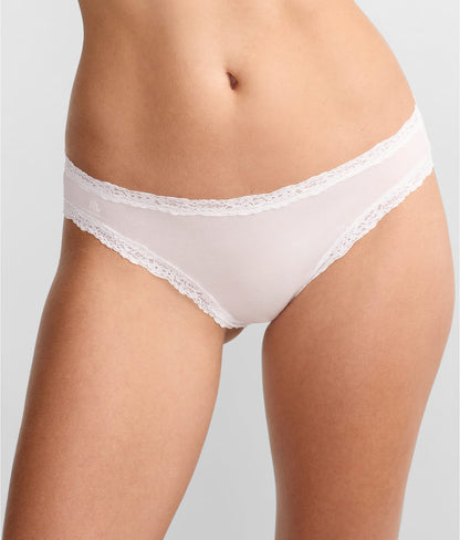 Cotton & Lace Hi-Cut Bikini