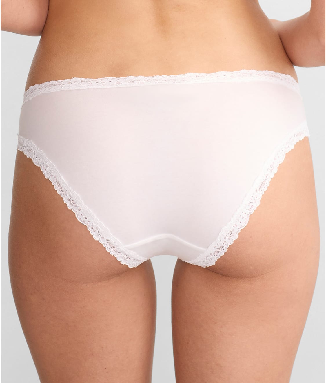Cotton & Lace Hi-Cut Bikini