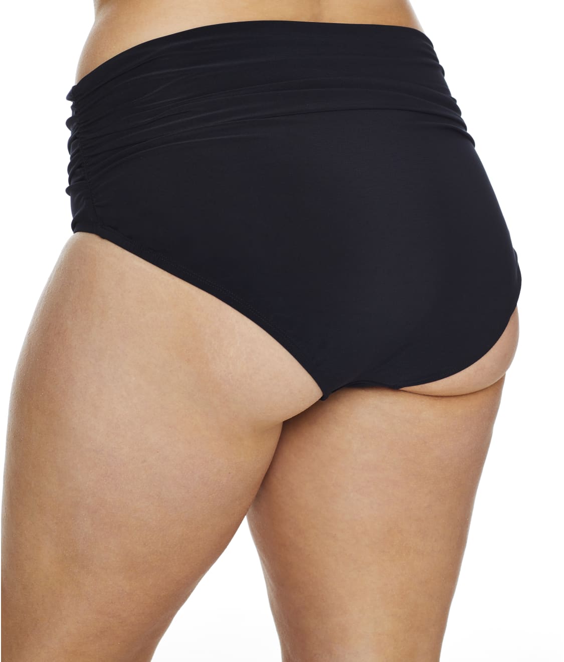 Plus Size Shirred Bikini Bottom
