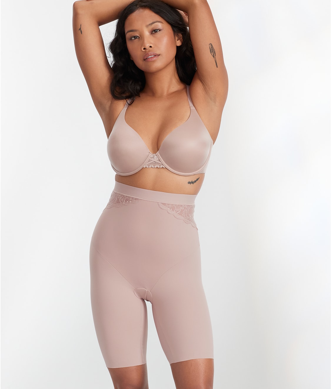 Eco Lace High-Waist Thigh Slimmer