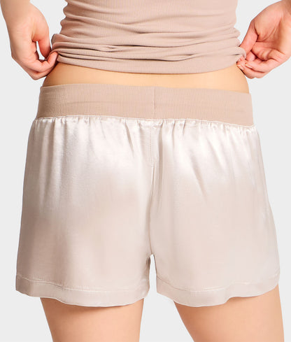 Mikel Satin Sleep Boxer Shorts