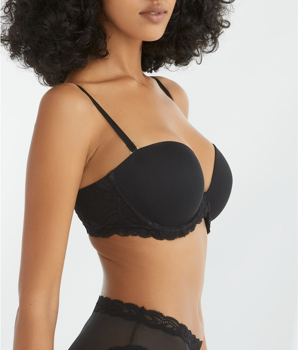 Feathers Strapless Plunge Bra