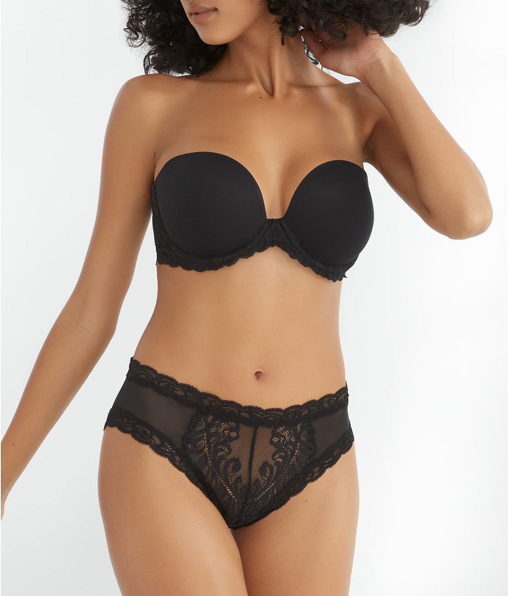 Feathers Strapless Plunge Bra