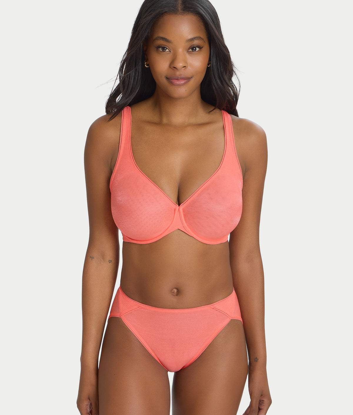 Everyday Essential Shimmer Unlined Plunge Bra