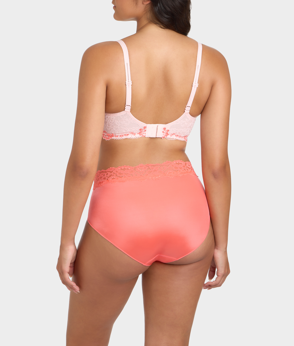 Shine Brief With Lace