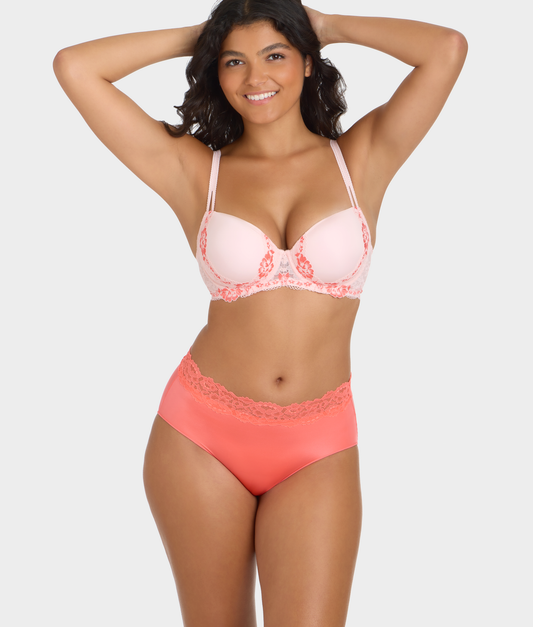 Shine Brief With Lace