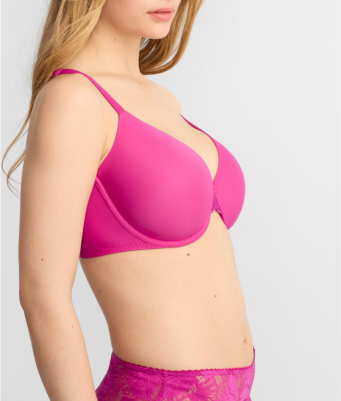 Calais Lace Front-Close Plunge Bra