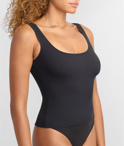 Ribbed Knit Lounge Tank