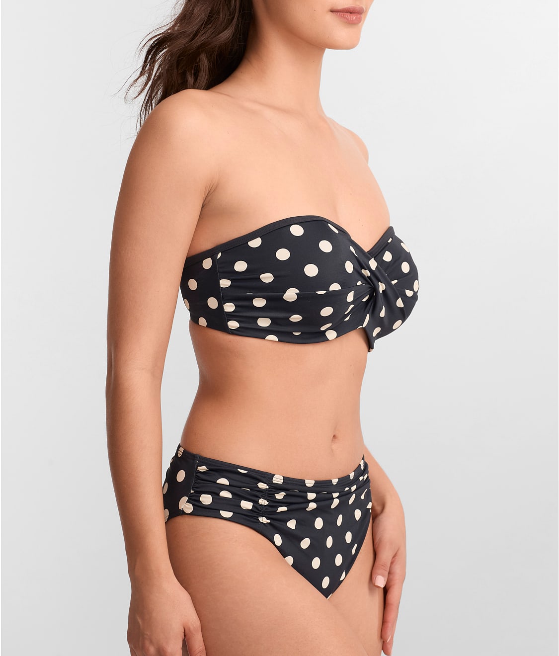 Anya Riva Spot Underwire Bandeau Bikini Top