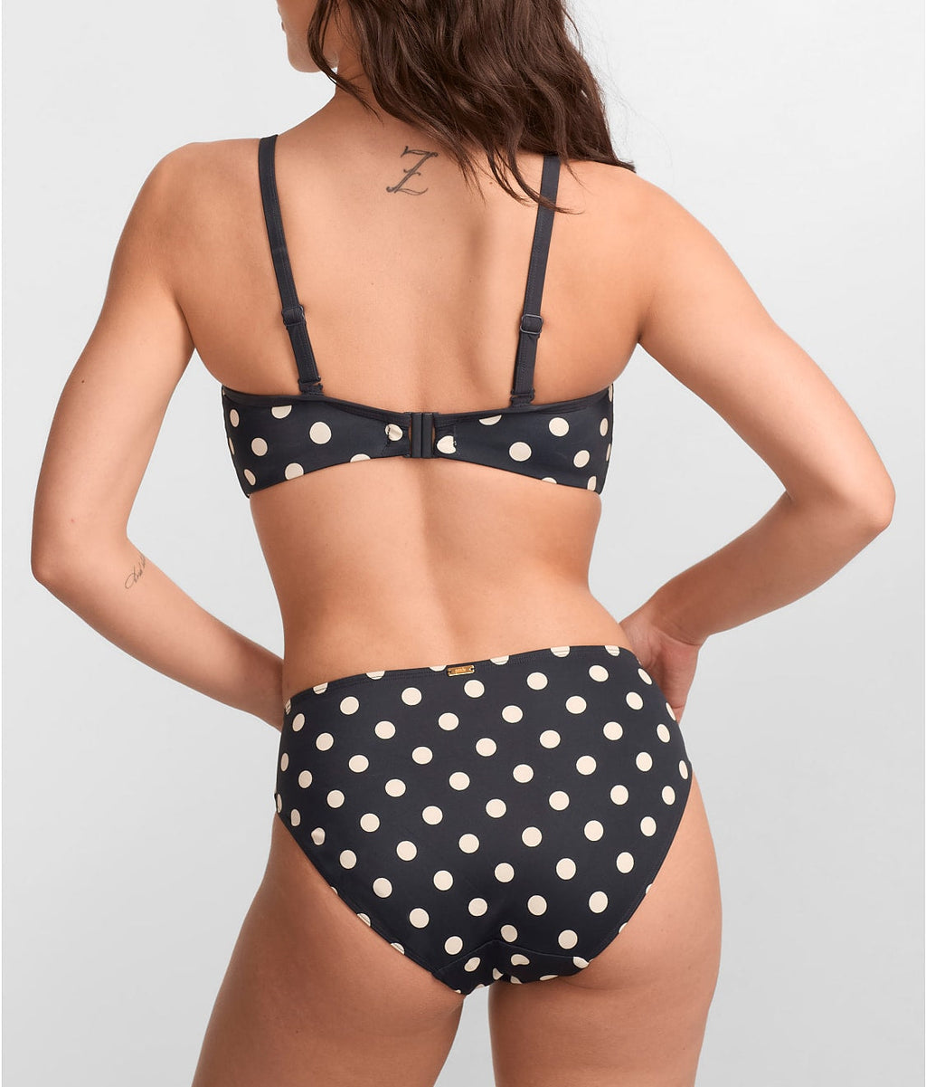 Anya Riva Spot Underwire Bandeau Bikini Top