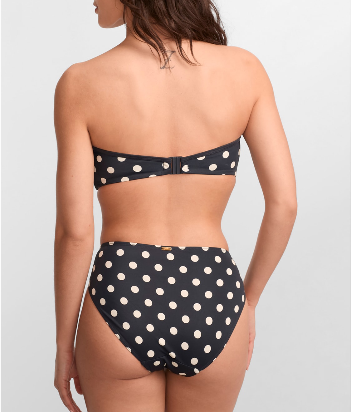 Anya Riva Spot Ruched Classic Bikini Bottom