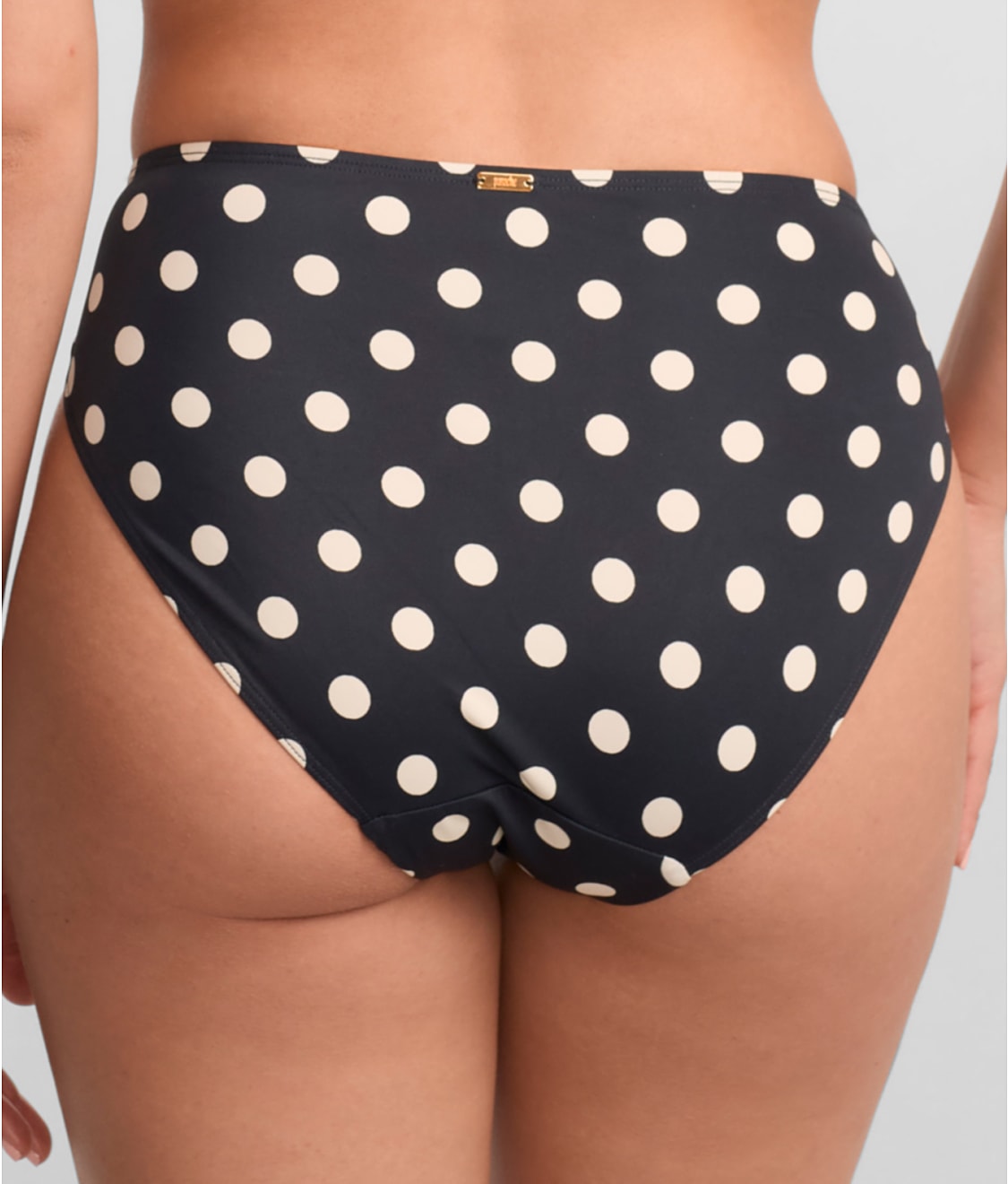 Anya Riva Spot Ruched Classic Bikini Bottom