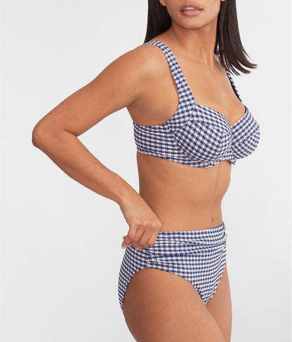 Gingham Olivia Underwire Balcony Bikini Top