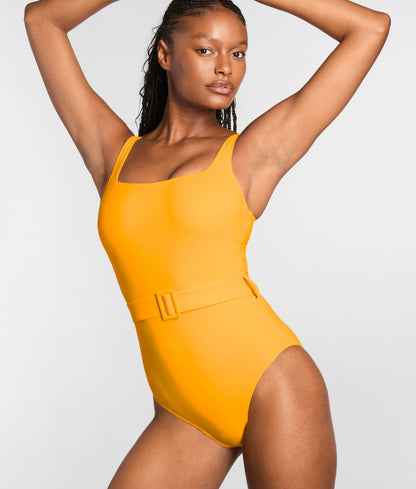 Serene Underwire Belted One-Piece Swimsuit