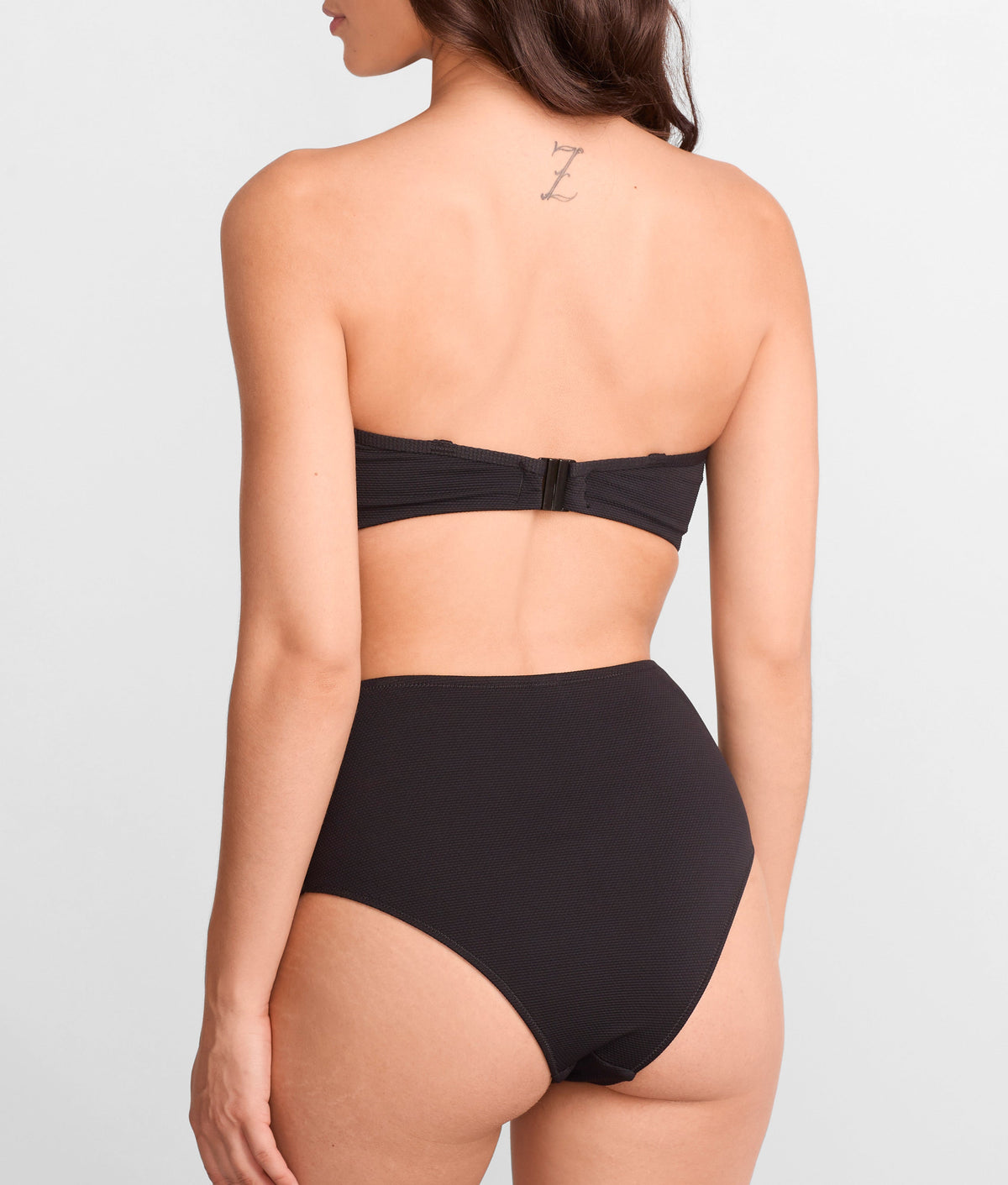 Amalfi Ruched High Waist Cheeky Bikini Bottom