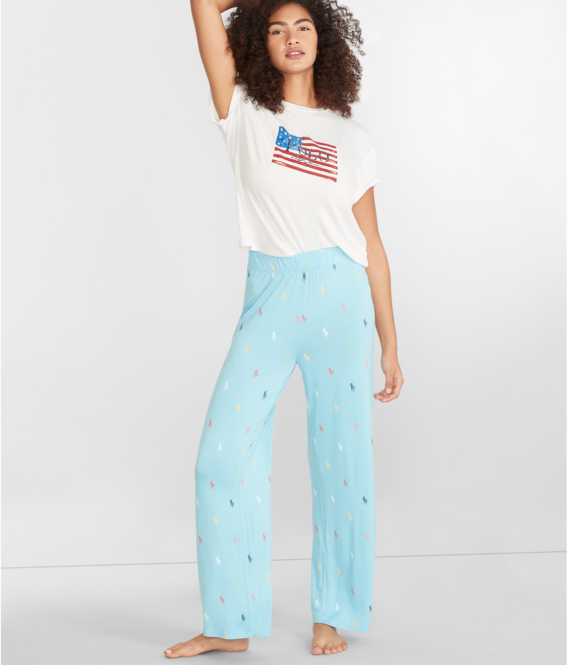 Wide Leg Knit Pajama Pants