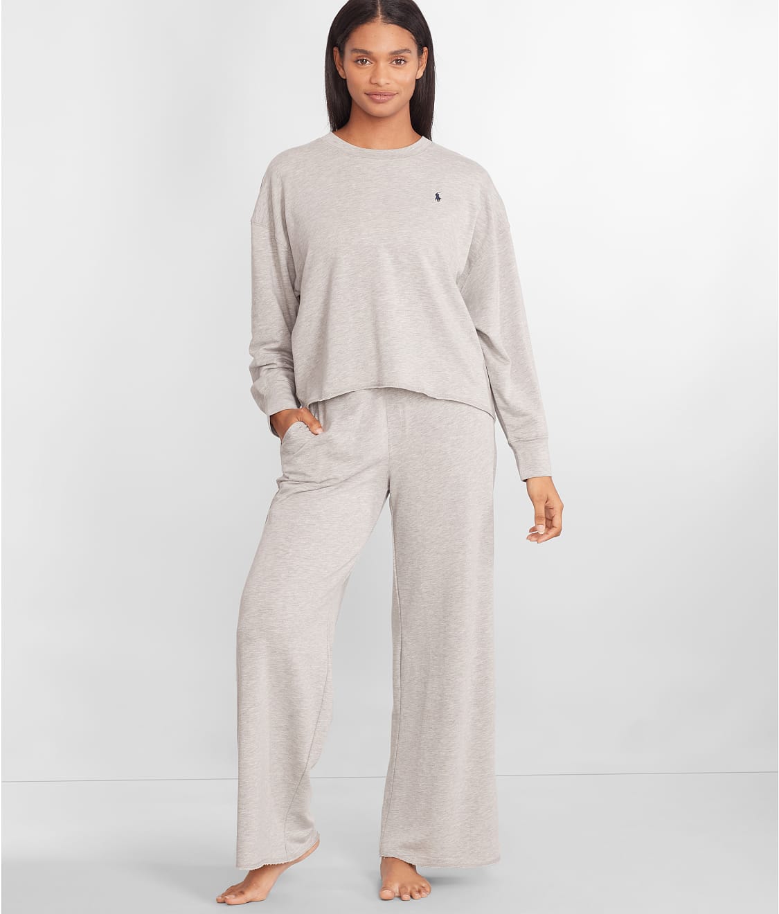 Polo Club Terry Wide Leg Pants Set