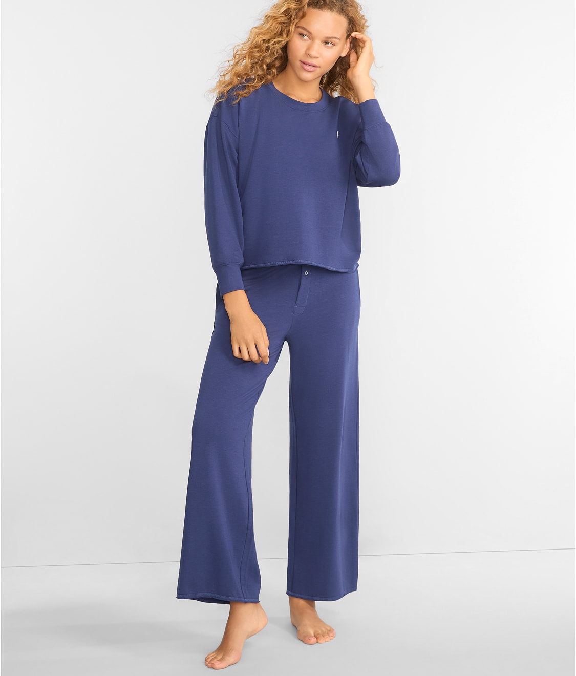 Polo Club Terry Wide Leg Pants Set