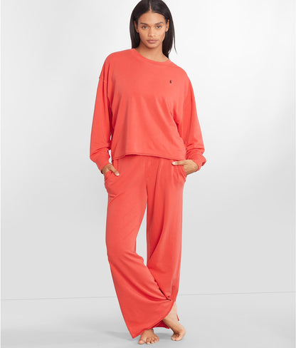 Polo Club Terry Wide Leg Pants Set