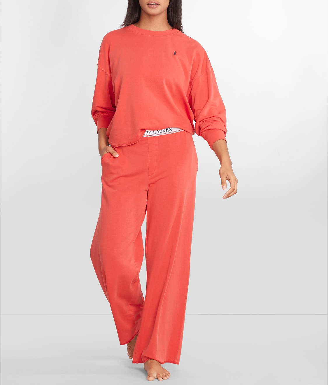 Polo Club Terry Wide Leg Pants Set