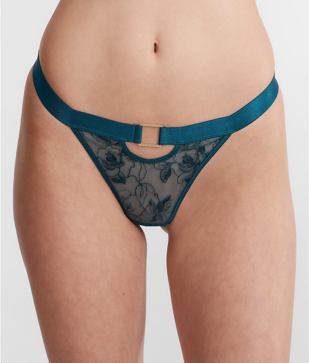 Embroidery Thong