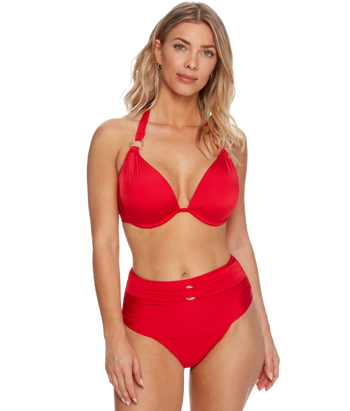 Samoa Push-Up Underwire Halter Bikini Top