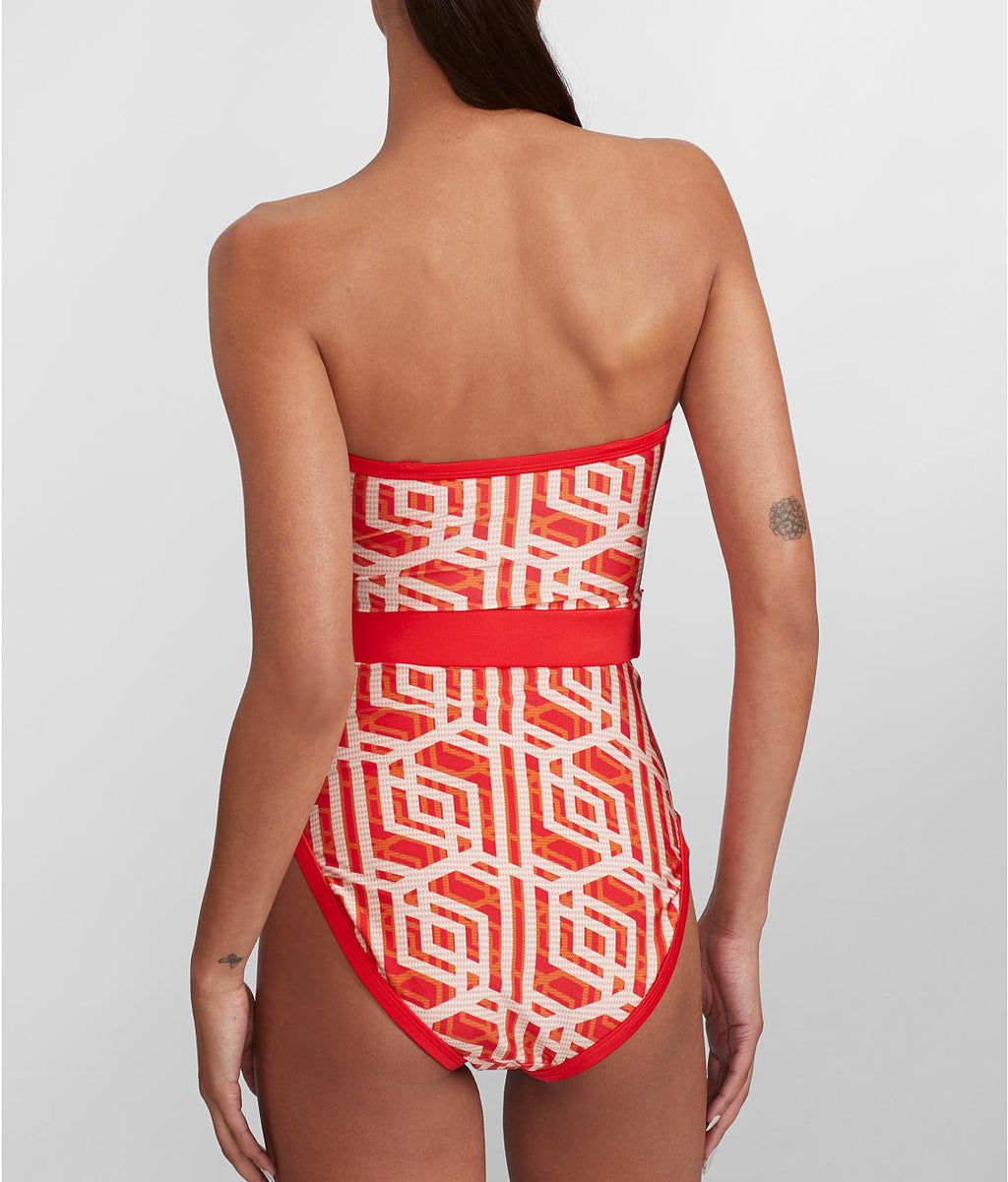 Casablanca Control Bandeau One-Piece